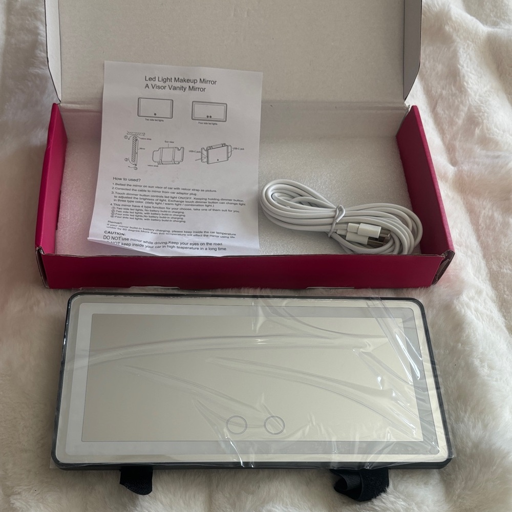 LED Visor Vanity Makeup Mirror For Car NEW NIB